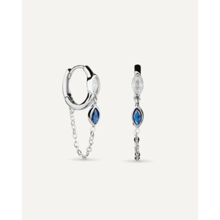 Pendientes aros circonitas mujer 43.PE.17A
