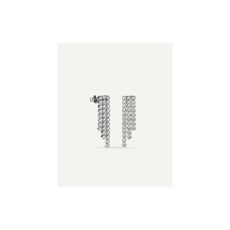 Pendientes Strass plata T-Adoro 54.PE.03