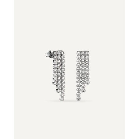 Pendientes Strass plata T-Adoro 54.PE.03