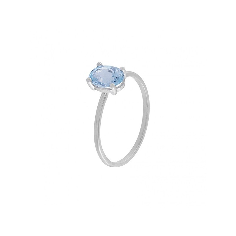 Sortija Oro Blanco y Topacio Itemporality GRN-115-270