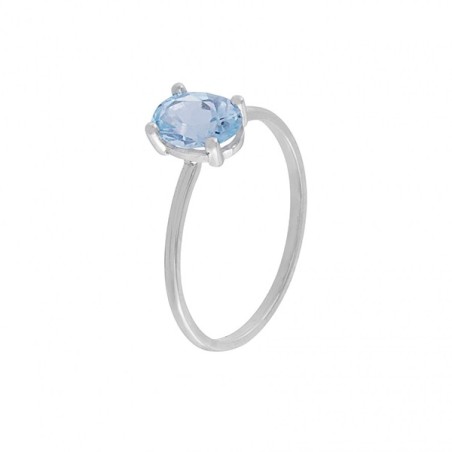 Sortija Oro Blanco y Topacio Itemporality GRN-115-270