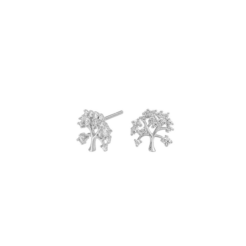 Pendientes Árbol de la vida plata Itemporality