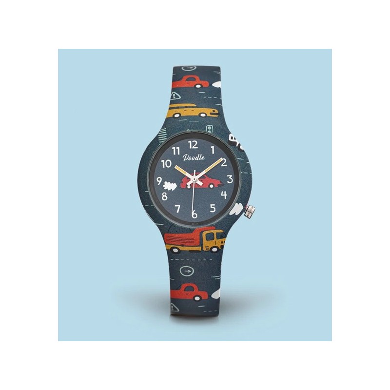 Reloj Doodle infantil coches DO32001