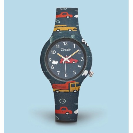 Reloj Doodle infantil coches DO32001