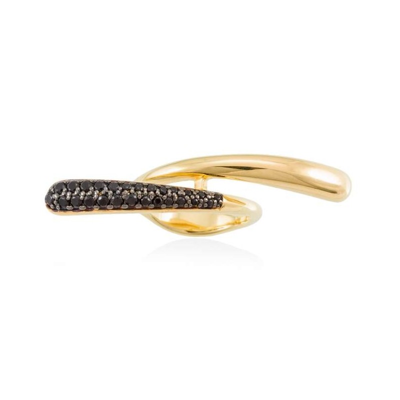 Anillo Marina García TRUCO plata dorada
