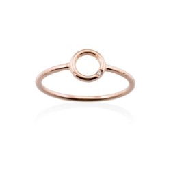 Anillo Oro rosa y diamante Marina García