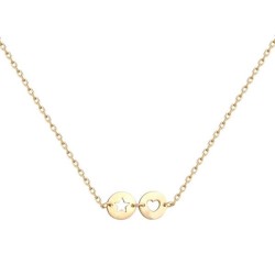 Gargantilla Oro corazón y estrella