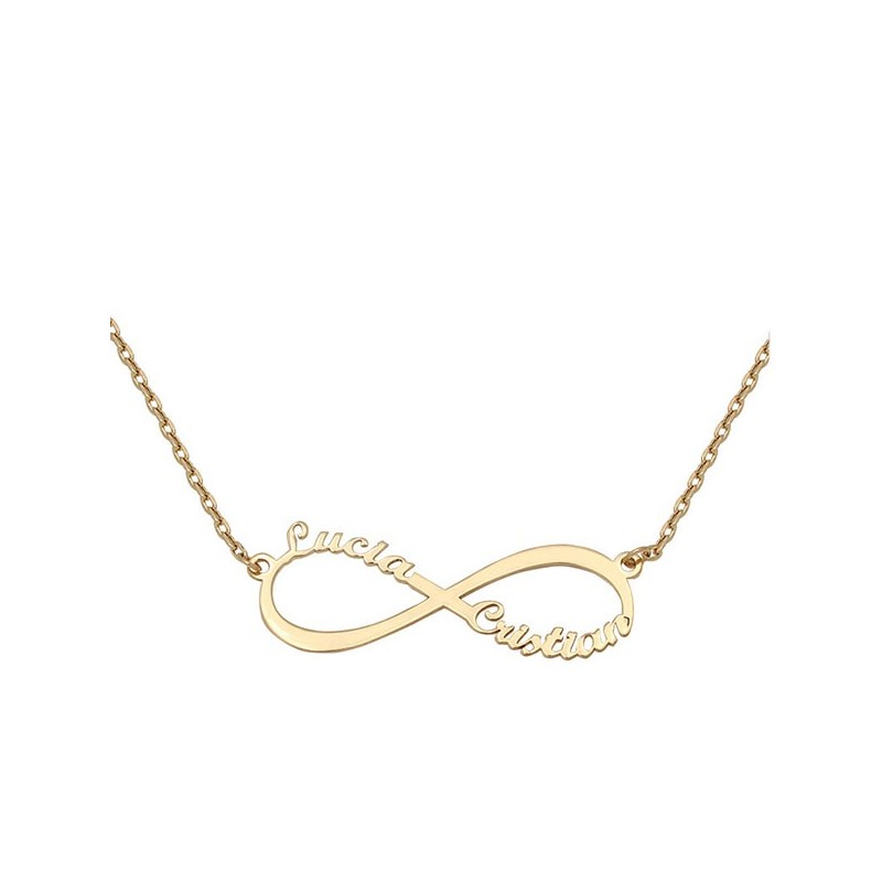 Gargantilla personalizada Oro infinito + nombres