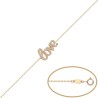 Pulsera de Oro love