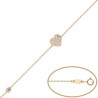 Pulsera de Oro corazón