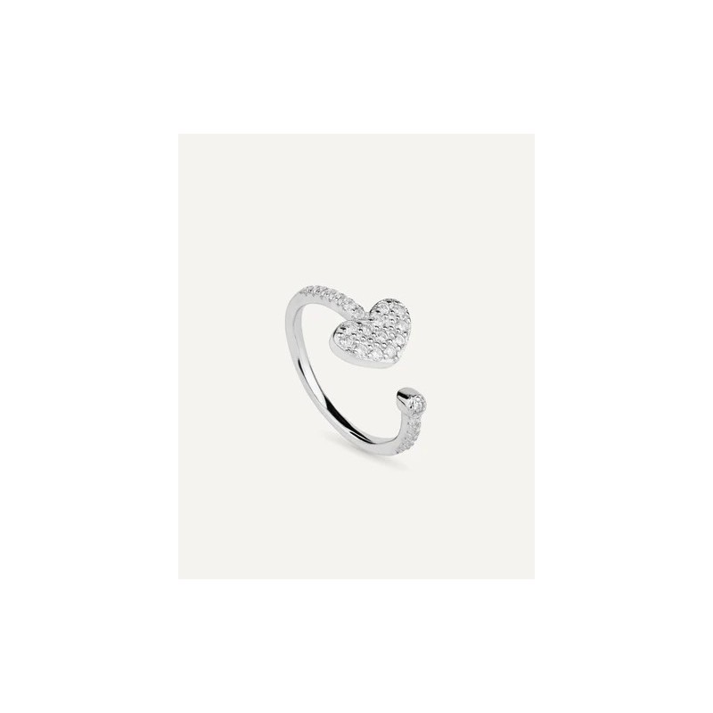 Sortija Plata corazón y circonitas 43.SO.21