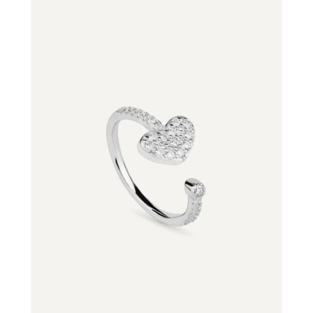 Sortija Plata corazón y circonitas 43.SO.21