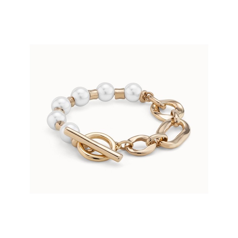 Pulsera Uno de 50 'Pearl and Match' PUL2364BPLORO