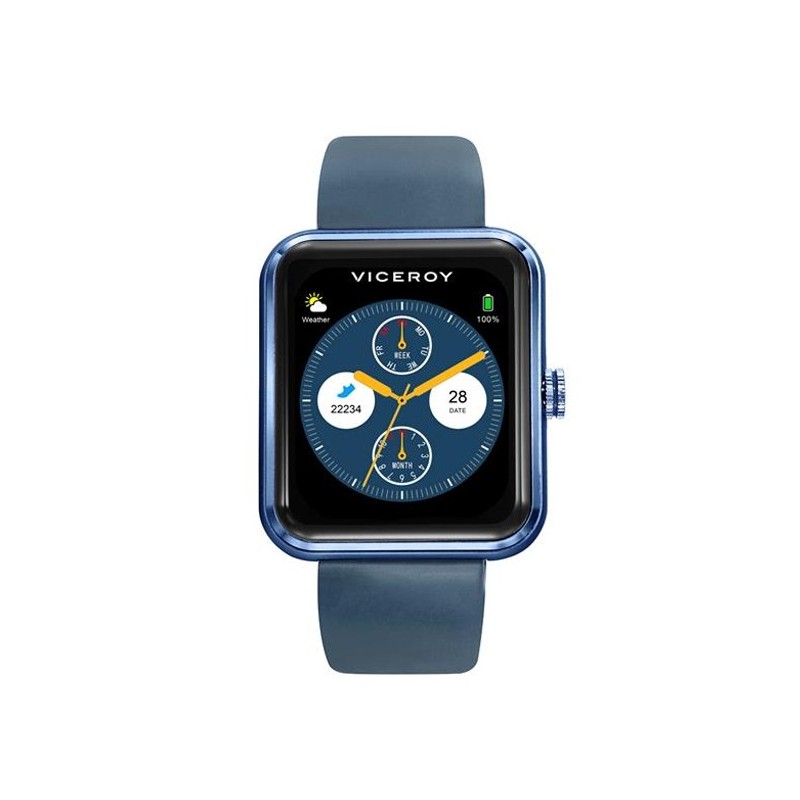 Viceroy Smartwatch cuadrado azul 41117-30