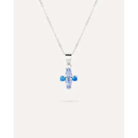 Collar T-Adoro Sweet piedras azules 44.CO.01