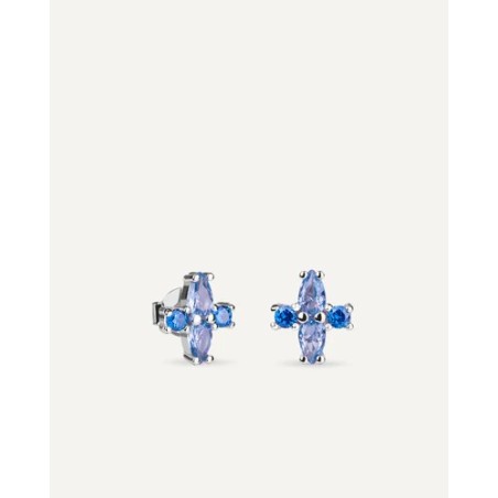 Pendientes T-Adoro Sweet piedras azules 44.PE.01