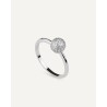 Sortija T-Adoro plata esfera circonitas 49.SO.01
