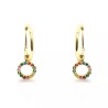 Aros de Oro círculo multicolor