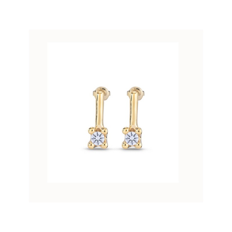 Pendientes bañados en Oro Uno de 50 PEN0952