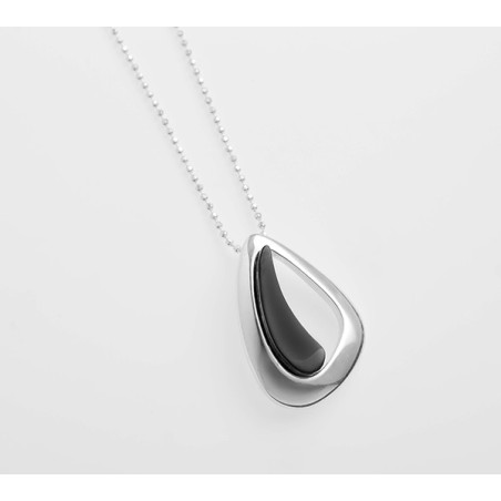 Colgante de plata Fink azabache 'Compostela' T02412