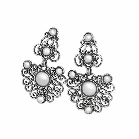 Pendientes de plata Fink H046603