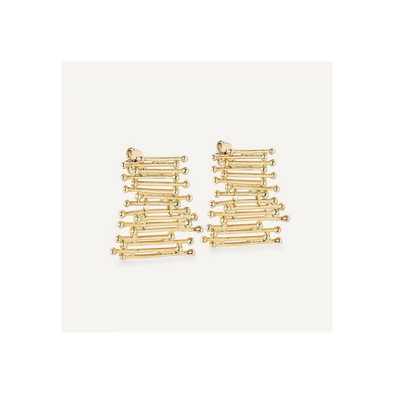 Pendientes Vidal & Vidal Nudo redosa tiras X47497