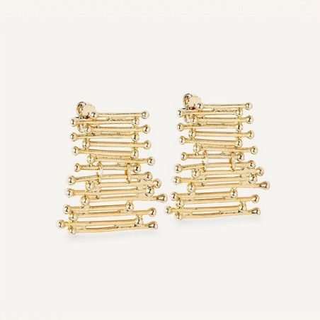Pendientes Vidal & Vidal Nudo redosa tiras X47497