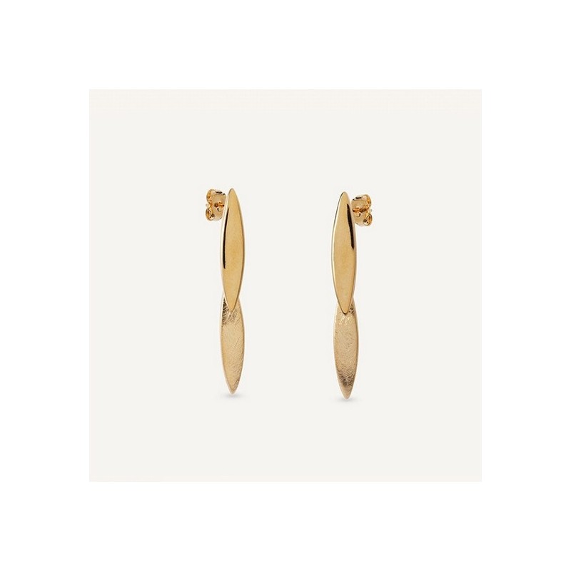 Pendientes Vidal & Vidal Natura dorados G3758