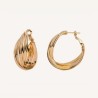 Aros grandes Vidal & Vidal dorados tiras G3586