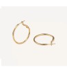 Aros finos Vidal & Vidal chapados Oro G2405B