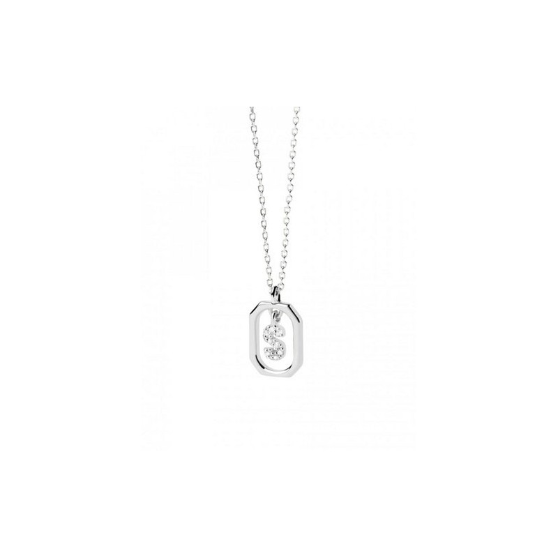 Gargantilla PDPAOLA 'Letra S Mini' plata CO02-530-U