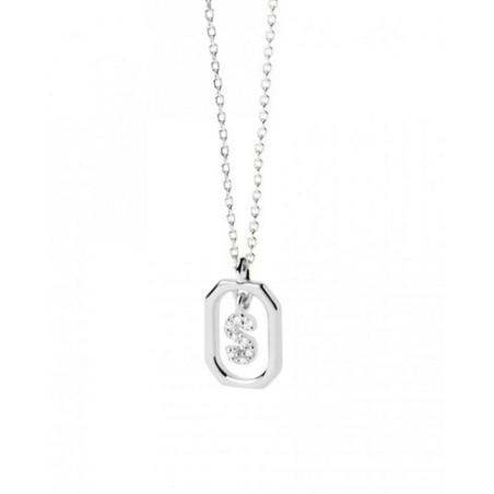 Gargantilla PDPAOLA 'Letra S Mini' plata CO02-530-U