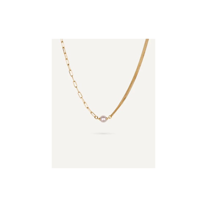 Collar T-Adoro dorado Moon 52.CO.04.D