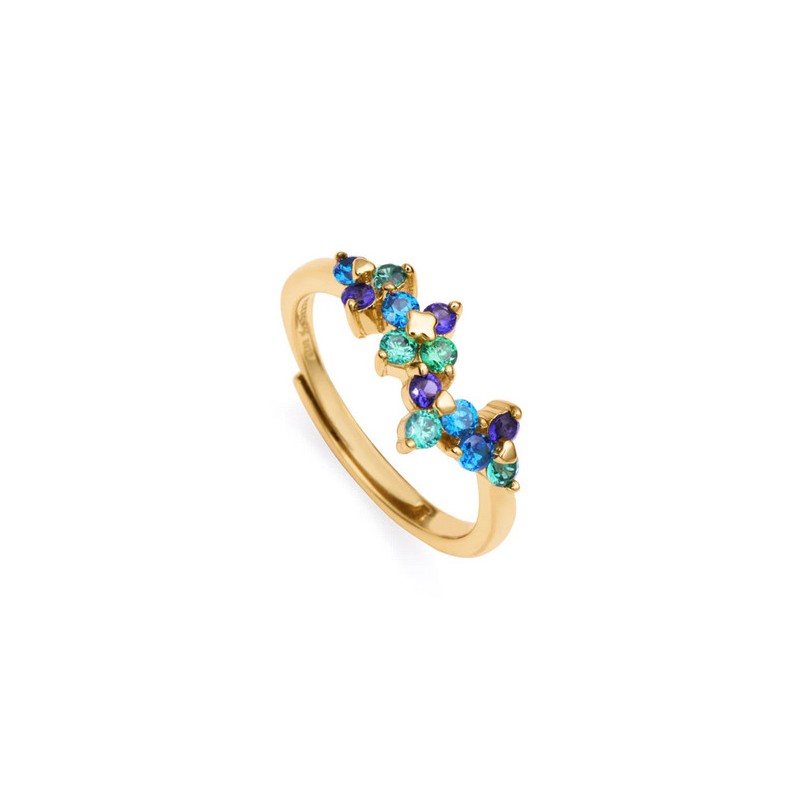 Anillo Viceroy pétalos colores 13136A013-33
