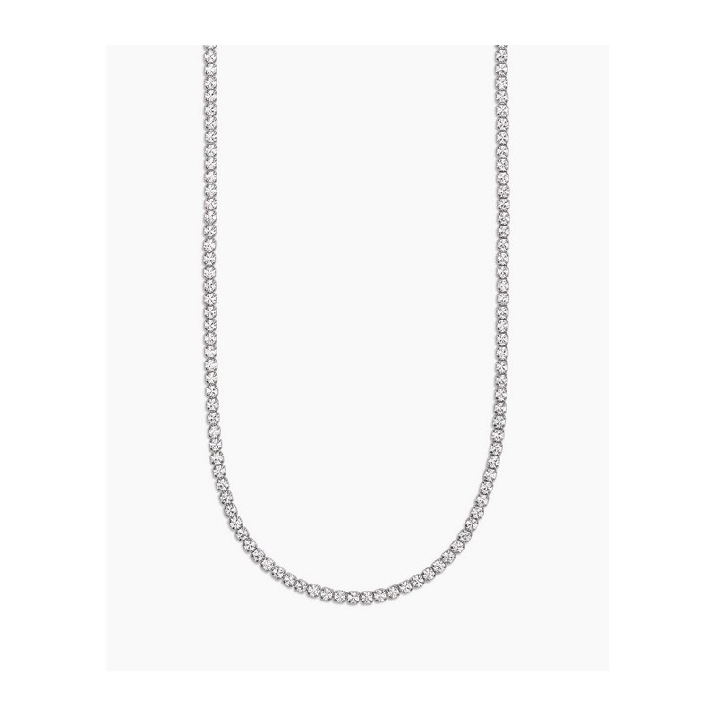 Collar de hombre plata y circonitas 553577