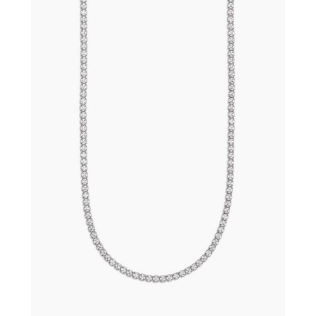 Collar de hombre plata y circonitas 553577