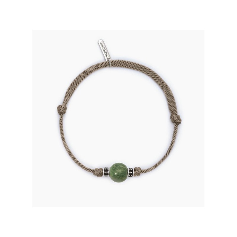 Pulsera de hombre Jade verde 533750