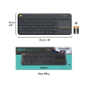 LOGITECH MEDIA K400 PLUS NEGRO