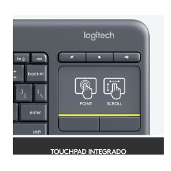 LOGITECH MEDIA K400 PLUS NEGRO
