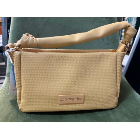 Bolsos D Algodón Amarillo y Blanco Roto