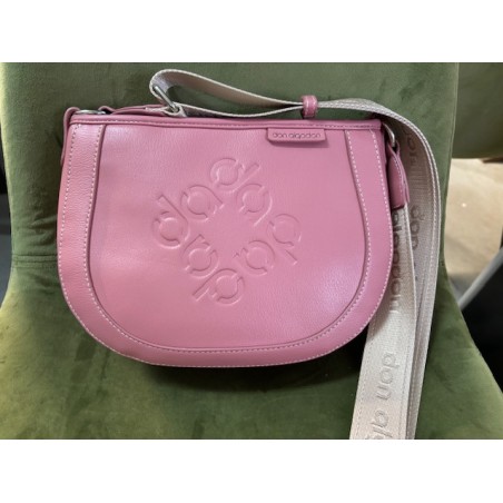 Bolso Bandolera D algodón Rosa
