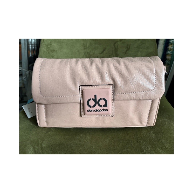 Bolso mediano color Rosa Palo D Algodón