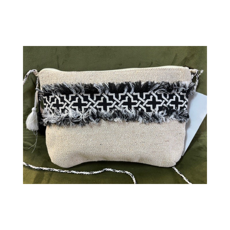 Bolso paja mano y bandolera