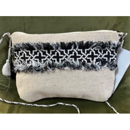 Bolso paja mano y bandolera