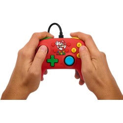 PowerA Nano NSGP0123-01 Mando para Nintendo Switch Super Mario Rojo