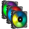 Corsair ML120 PRO RGB Triple Pack Ventiladores Levitación Magnética Negros + Lightning Node & Hub