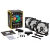 Corsair ML120 PRO RGB Triple Pack Ventiladores Levitación Magnética Negros + Lightning Node & Hub
