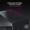 Razer Tomahawk Mini-ITX Gaming Cristal Templado Negra