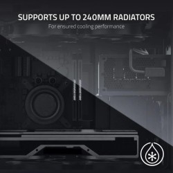 Razer Tomahawk Mini-ITX Gaming Cristal Templado Negra
