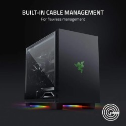 Razer Tomahawk Mini-ITX Gaming Cristal Templado Negra